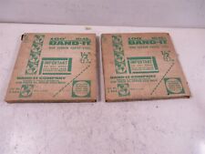 Lot of 2 Boxes of Band-It C304 100' High Carbon Coated Steel 1/2