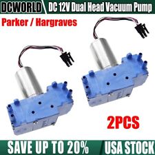 2PCS DC 12V Small Vacuum Pump Diaphragm Pump Dual Head Brushless Motor Air Pump picture