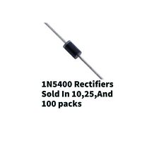 ' 1N5400 (10pcs,25pcs and 100pcs packs) 3A 50V Rectifier Diode USA shipped /sold picture