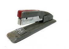 Vintage Swingline 400 S Red and Gray Office Stapler MADE in USA Patent Works picture