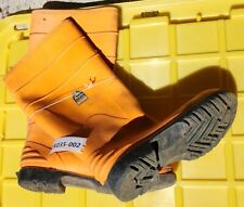 Bata dielectric steel shank high top electricians boots Size 10 Orange picture
