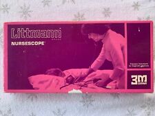 Vintage 3M Littmann 2169 Nursescope Medical Stethoscope In Original Box Pink picture