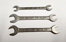Vintage Century Open End Combination Wrench 3/8 - 5/16, 9/32 - 11/32, 1/4 -15/64 picture