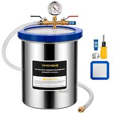 3 Gallon Vacuum Degassing Chamber with Acrylic Lid picture