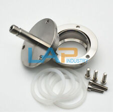QTY:1 Quartz Glass Vacuum Seal New 304 Tube Furnace Flange Water Cooling Flange  picture