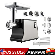 Electric Meat Grinder Heavy Duty, 800W Max, Stainless Steel Sausage Stuffer USA picture