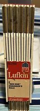 VINTAGE NEW LUFKIN 6' RED END ENGINEER'S RULE 1066D MADE IN USA SEE PHOTOS picture