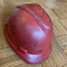 Vintage Red 1970s Hard Hat by V-Gard MSA Fits Head Size 6 1/2- 7 3/4 picture