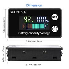 Battery Capacity Indicator Voltmeter Lithium Voltage Meter Tester Monitor Gauge  picture
