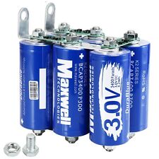 Maxwell Durablue 18V 567F Super Audio Capacitor Battery 6pcs 3.0V 3400Farads picture