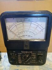 Simpson Model 260 Analog Multimeter Vintage 1930-1946 FOR PARTS ONLY picture