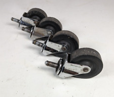 10mm Genuine Vintage Knoll Pollock Chair Thin Type Bassick Caster Wheels Set 4 picture
