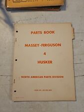 Vintage 1958 Massey Ferguson 4 Husker Parts Book  picture