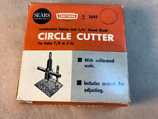 Vintage SEARS Craftsman Circle Cutter 7/8