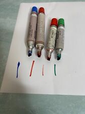 4 Vintage Sanford King Size and Deluxe Permanent markers 1 Blue 2 red 1 green picture