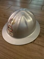 Vintage MSA McDonald T ALUMINUM full brim HARD HAT Helmet picture
