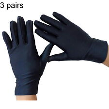 3Pairs Anti-Slip Elastic Jewelry Inspection Flag-raising Conductor Work Gloves 3 picture