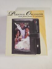 Avalon Personal Organizer With Photo Frame & calculator NEW VINTAGE picture