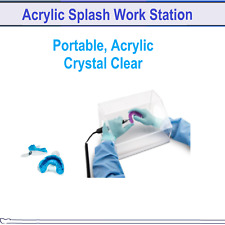 Dental Lab Splash Work Station Crystal-Clear Portable Splash For Blocking Debris picture