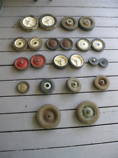 Vintage Mixed Lot (22) Caster Wheel Tire - Lawn Mower Lawnmower Wagon Cart picture