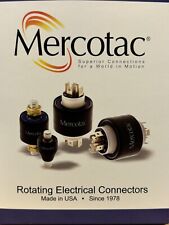 Made in USA MERCOTAC 630 Rotary Electric Connector, 2 Conductors, 30 Amp, 250VAC picture