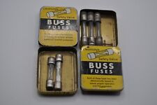 Vintage Buss Fuses Metal Boxes set of 2  picture
