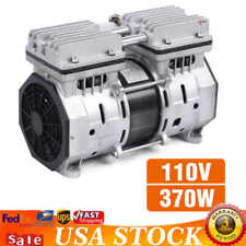 Oilless Vacuum Pump | Industrial Oil-Free Piston Vacuum Pump W/Filter BEST SELL picture