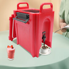 5 Gallon Portable Insulated Hot and Cold Beverage Dispenser Server with Handles picture