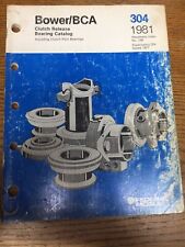 Vintage Federal Mogul 304 1981 Bower BCA Clutch Release Bearing Catalog Manual picture