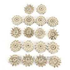 Vintage Lot 18x Ceramic Rotary Switch Wafers Various POL/POS & Short/Non-Short picture