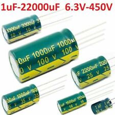 High Frequency LOW ESR Radial Electrolytic Capacitor Various Value/Voltages 105C picture