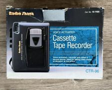 Vintage Radio Shack CTR-96 Voice Actuated Cassette Recorder - Tested & Working