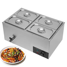 Commercial Food Warmer 4-Pan Intelligent Thermostatic  Buffet Server 600W picture