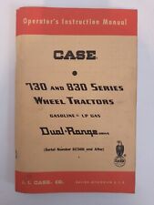 Original Vintage Case 730 & 830 Series Wheel Tractors Owners Manual picture