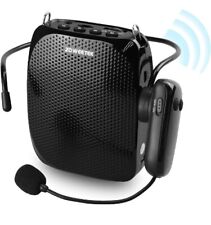 ZOWEETEK Voice Amplifier with UHF Wireless Microphone Headset, 10W 1800mAh Porta picture