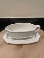 Vintage Pfaltzgraff HERITAGE gravy boat with under plate picture