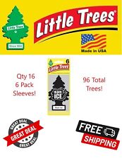 Little Trees U6P-60155 Black Ice Hanging Air Freshener for Car & Home 96 Pack picture