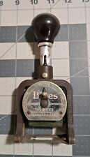 Vintage Bates Numbering Machine 6-Wheels Good Condition, Consecutive numbering picture