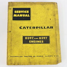 Vintage D397 G397 Engines Caterpillar Construction Vehicle Service Manual 1958 picture