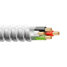 8/3 Metal Clad (MC) Cable with Ground, Aluminum Armored, Stranded Copper Conduct picture
