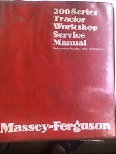 Genuine Vintage MASSEY FERGUSON SERVICE MANUAL- For MF 240 250 270 290 298 picture