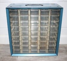 Vintage 45 Drawer Metal Akro Mils Small Parts Storage Organizer Cabinet guc picture