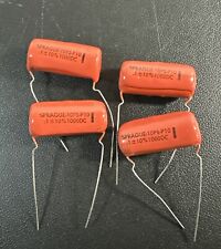 Vintage Lot of 10 Sprague 10PS-P10 Orange Drop Capacitors 0.1 mf 1K 1000 VDC picture