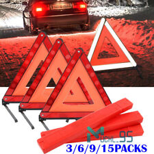 Emergency Warning Triangle Reflector Road Roadside Hazard Triangles Safety Sign picture