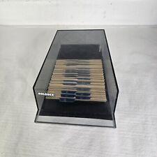 Vintage Rolodex Card File Model VIP 24C - Includes Blank Index Cards Made in USA picture
