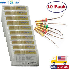 10Pack Dental Endo Files G3-Pro Gold Taper Niti Endodontic Treat Root Canal File picture