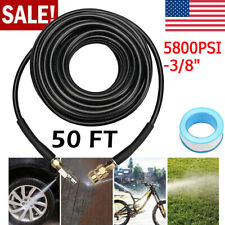 50FT 5800PSI Replacement High Pressure Power Washer Hose -3/8