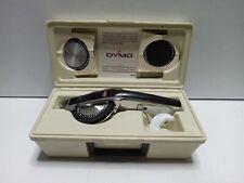 DYMO 1570 Deluxe Tapewriter Vintage Label Maker Heavy Duty Chrome Metal Black picture