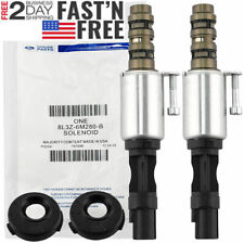 2PC Camshaft Timing Solenoid Valve For 04-10 Ford F-150 Expedition 4.6L 5.4L VCT picture