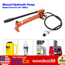 10000 PSI Manual Hydraulic Pump CP-700 For 4 & 10-Ton Hydraulic Ram Cylinder picture